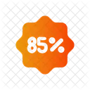 85 Percent  Icon