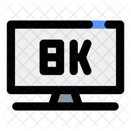 8k television  Icon