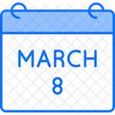 8th March  Icon