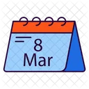 8th March  Icon