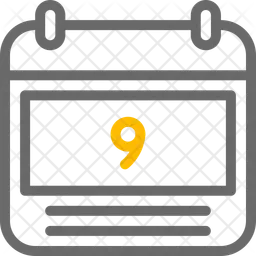 9 data  Ícone