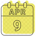 9 de abril  Icono