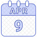 9 de abril  Icono