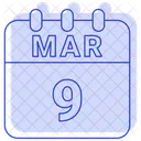 Marco Data Calendario Ícone