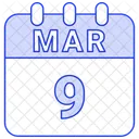 Marco Data Calendario Ícone