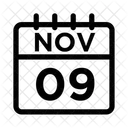 9 de noviembre  Icono
