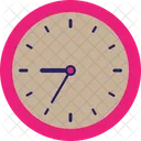 9 Heures 35 Minutes Horloge Analogique A 9 Heures Delai Icon