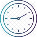 9 시간 10 분 9 시 아날로그 시계 마감 아이콘