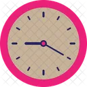 9 Hour 20 Min 9 Oclock Analog Clock Deadline Icon