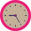 9 Hour 25 Min 9 Oclock Analog Clock Deadline Icon