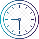 9 時間 30 分、 9 時のアナログ時計、締め切り アイコン