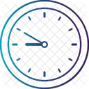 9 時間 50 分、 9 時のアナログ時計、締め切り アイコン