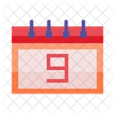 Calendario Data Mes Ícone