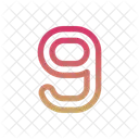 9 Number Nine Icon