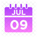 Jul Week Time Icon