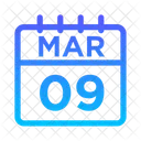 9 de marzo  Icono