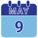 May Calendar Date Icon