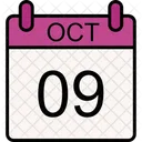 9 October October October Month Icon