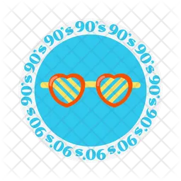 90s glasses  Icon