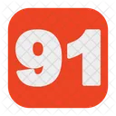 91 Number  Icon
