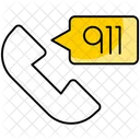 911 Siren Alarm Icon