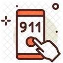 911 Dial Fire Number Dial Fire Number Icon