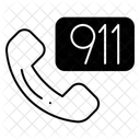 Notruf 911 911 Helpline Anruf Symbol