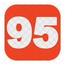 95 Number  Icon