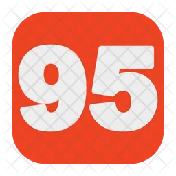 95 Number  Icon