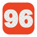 96 Number  Icon