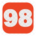 98 Number  Icon