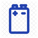 Square Electrical Component Blue Icon