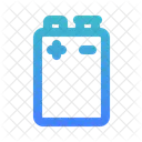 Square Electrical Component Outlined Gradient Icon