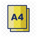 A 4 Paper Icon