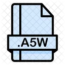 A 5 W File  Icon