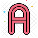 Ein Ein Buchstabe Alphabet Symbol