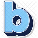 A Letter B Alphabet Icon