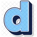 A Letter D Alphabet Icon