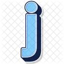 A Letter J Alphabet Icon