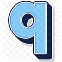 A Letter Q Alphabet Icon