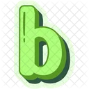 A Letter B Alphabet Icon