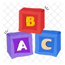 A B C Box Escuela Educacion Icon