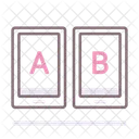 A B Split Testing Icon