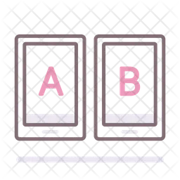 A B Split Testing  Icon