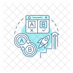 A B test  Icon