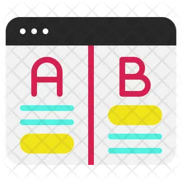 A-Bテスト  アイコン