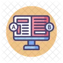 A B Testing Spilt Testing Testing Method Icon