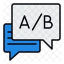 Analytics Marketing Data Comparison Icon