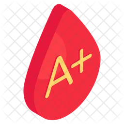 A+ Blood Group  Icon