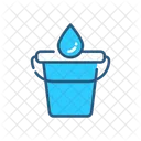 A Bucket Of Water Bucket Water Bucket Icon